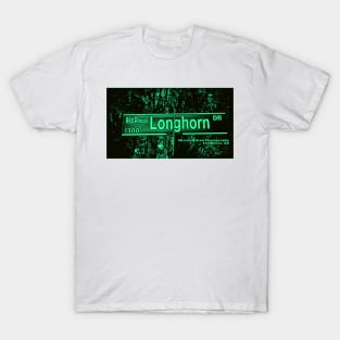 Longhorn Drive, San Dimas, California by Mistah Wilson T-Shirt